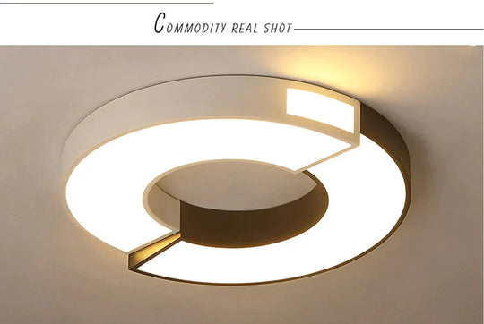Modern Square Led Ceiling Lights For Living Room White Celling Lamps Bedroom Lighting Fixture