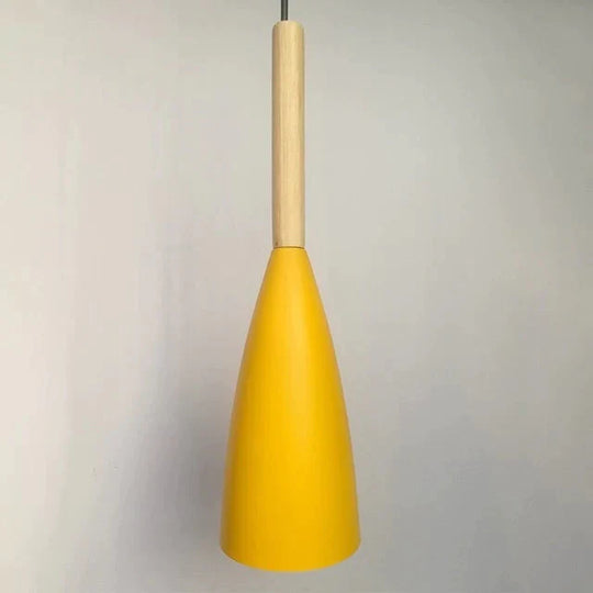 Wood Pendant Lights E27 Led Modern Hanglamp Nordic Lamp Living Room Restaurants Kitchen Dining Bar