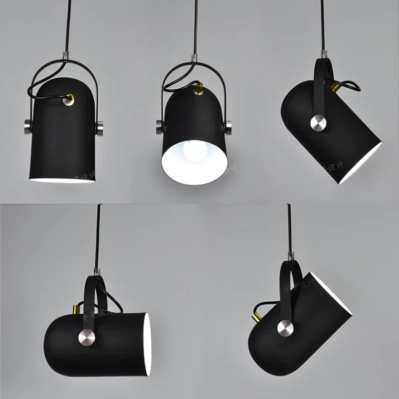 Nordic Minimalism Droplight Angle Adjustable E27 Small Pendant Lights Home Decor Lighting Lamp And