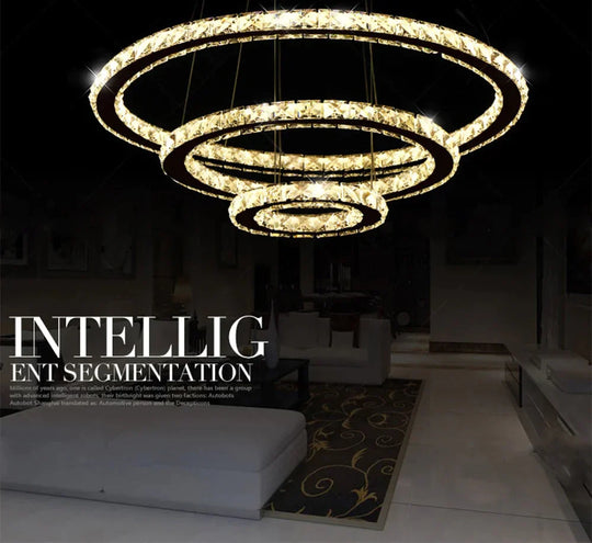 Modern Led Crystal Chandelier Lights Lamp For Living Room Cristal Lustre Chandeliers Lighting