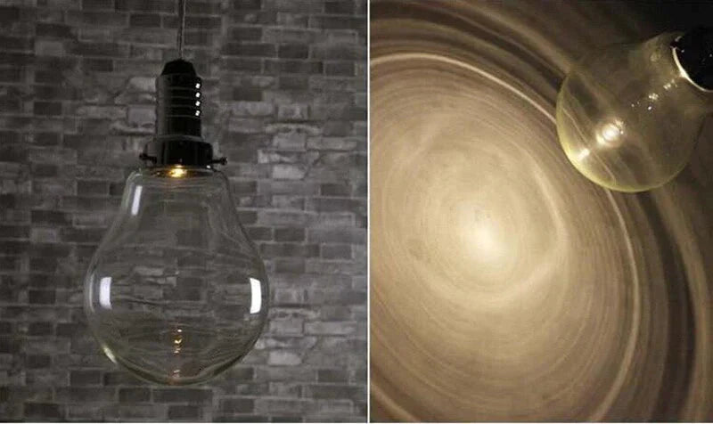 Loft Modern Art Deco Hanging Clear Glass Crystal Lamp Shade Staircase Pendant Led Gu10 Lights