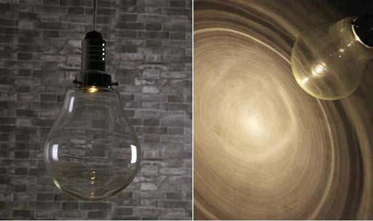 Loft Modern Art Deco Hanging Clear Glass Crystal Lamp Shade Staircase Pendant Led Gu10 Lights