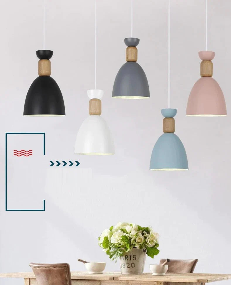Nordic Light Pendant Lamp Home Table Loft Decor Hanging Lamps Ceiling Luminaire Modern Kitchen