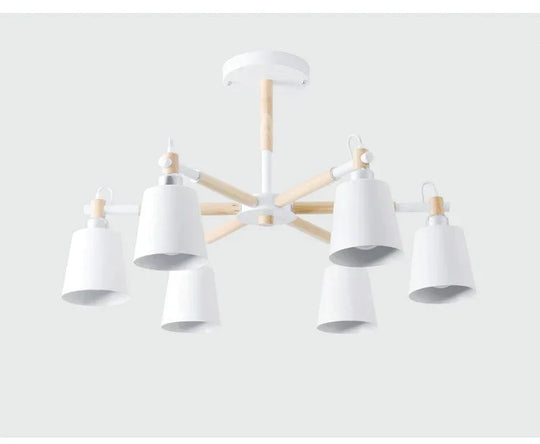 Chandelier Modern Kitchen Lamp Living Room Foyer Lights Light Led Wood Branch Lighting Fixture