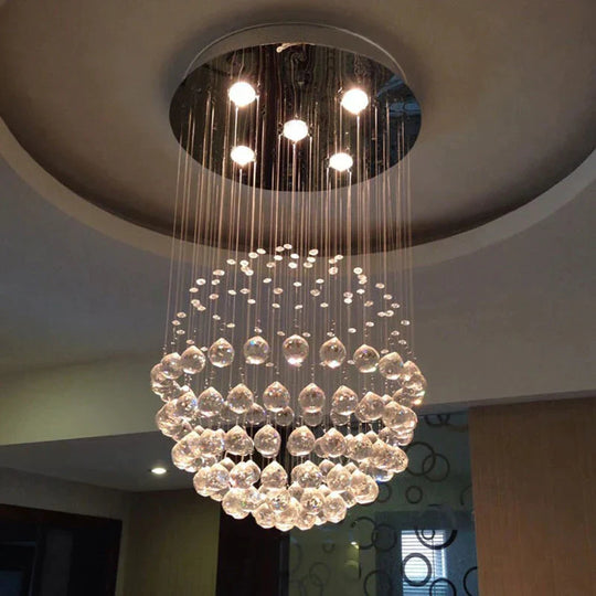 Loft Traditional Crystal Retro Chandelier Royal With Gu10 5 Lights For Bedroom Hotel Lobby