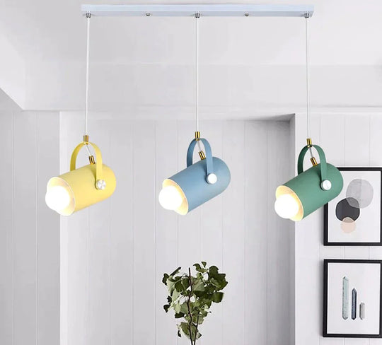 Pendant Lamp For Dining Room Led Light Modern Hanging Kitchen Aluminum Restaurant Christmas Decor