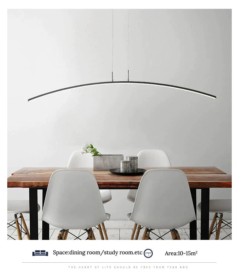 Remote Control Modern Pendant Lights For Kitchen Dining Room Cord Hanging Ceiling Lamps Deco Maison
