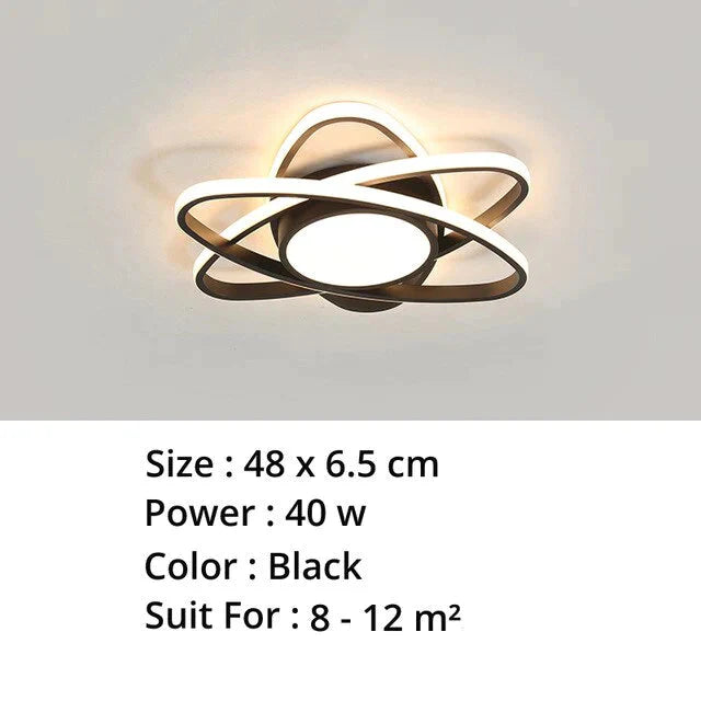 New Modern Led Ceiling Light For Living Room Bedroom Dining Aluminum Body Indoor Home Lamp Lighting