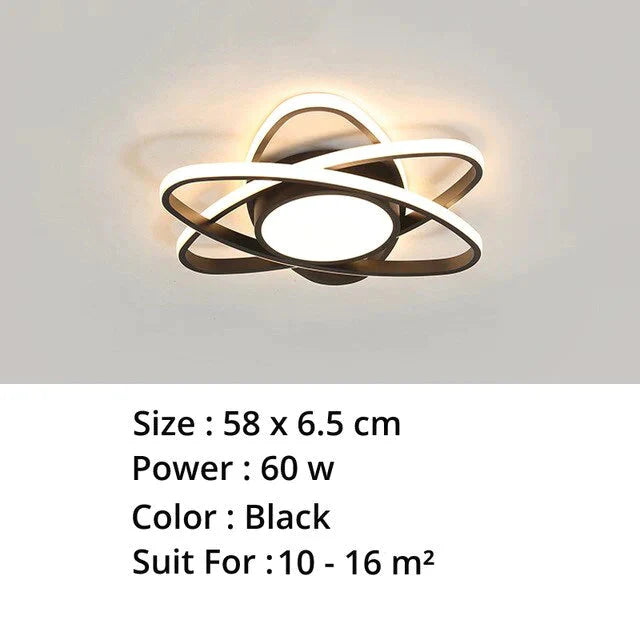 New Modern Led Ceiling Light For Living Room Bedroom Dining Aluminum Body Indoor Home Lamp Lighting