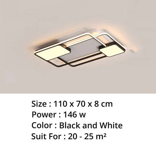 New Modern Led Ceiling Light For Living Room Bedroom Dining Aluminum Body Indoor Home Lamp Lighting