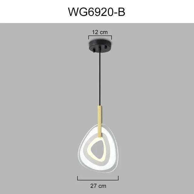 Nordic Led Pendant Lights For Dining Room Bar Bedroom Living Kitchen Creative Art Deco Hanging Lamp