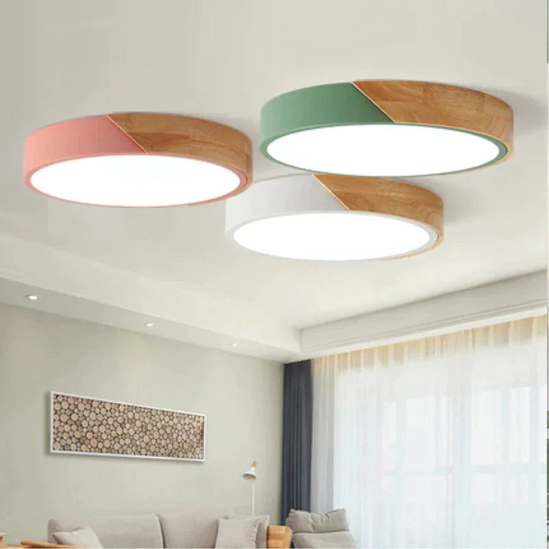Dimmable Led Ceiling Lights 5Cm Ultra Thin Modern Lamp Nordic Living Room Bedroom Plafonnier