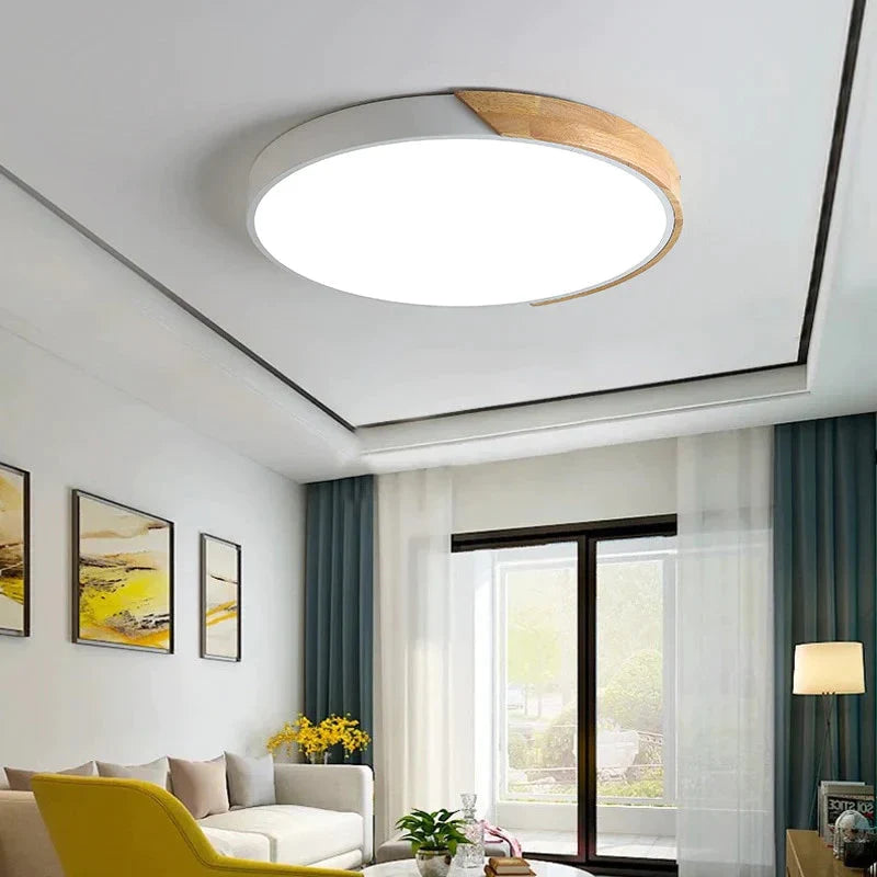 Dimmable Led Ceiling Lights 5Cm Ultra Thin Modern Lamp Nordic Living Room Bedroom Plafonnier