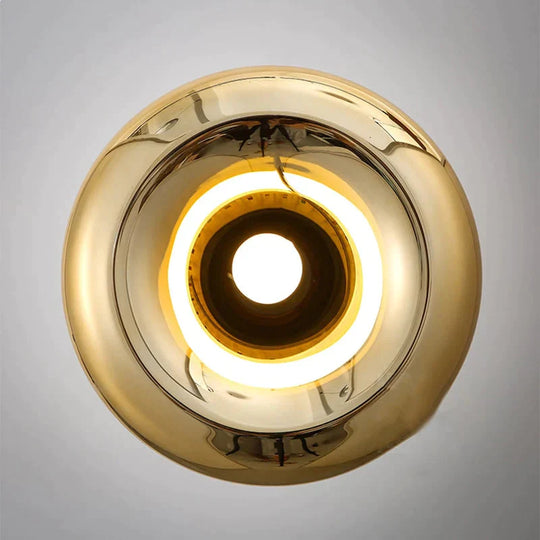Art Deco Modern Novelty Glass Pendant Light Led E27 With 3 Colors For Parlor Bedroom Dining Room