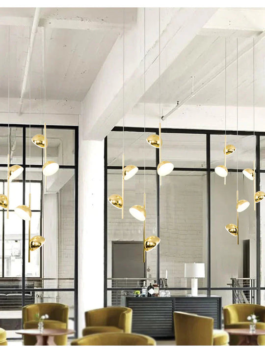 Postmodern Creative Pendant Lamp Bedside Chandelier Dining Room Living Hanging Light Led Suspension