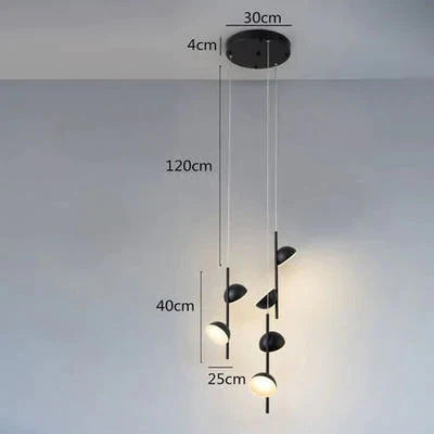 Postmodern Creative Pendant Lamp Bedside Chandelier Dining Room Living Hanging Light Led Suspension