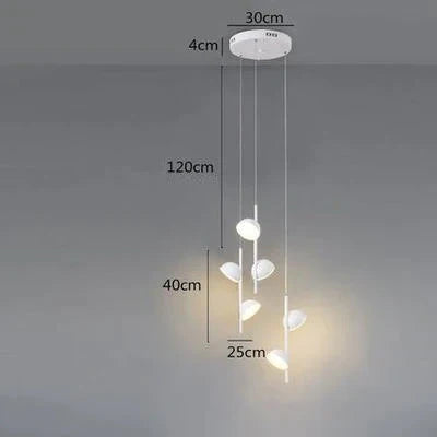 Postmodern Creative Pendant Lamp Bedside Chandelier Dining Room Living Hanging Light Led Suspension