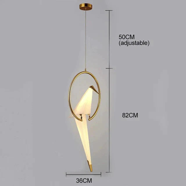 Nordic Perch Pendent Light Lamp Postmodern Creative Personality Bird Bedroom Bedside Balcony