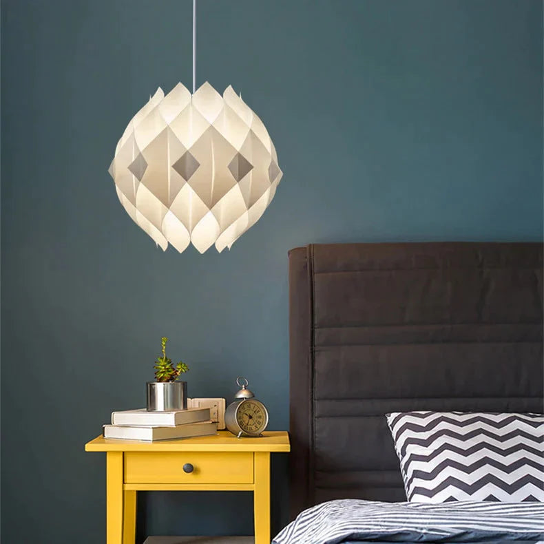Diy Puzzle Pendant Lamp E27 Pendant Light Cafe Living Room Restaurant Ceiling Decoration Led Hanging