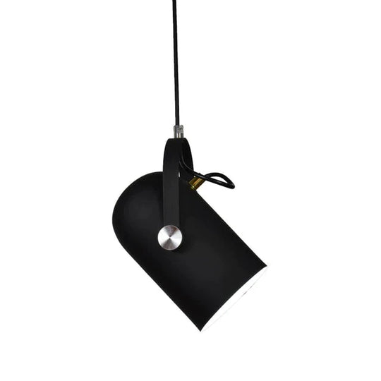 Nordic Modern E27 Pendant Light Single Headlights Lighting Decor Luminaire Droplight Lamp Black /
