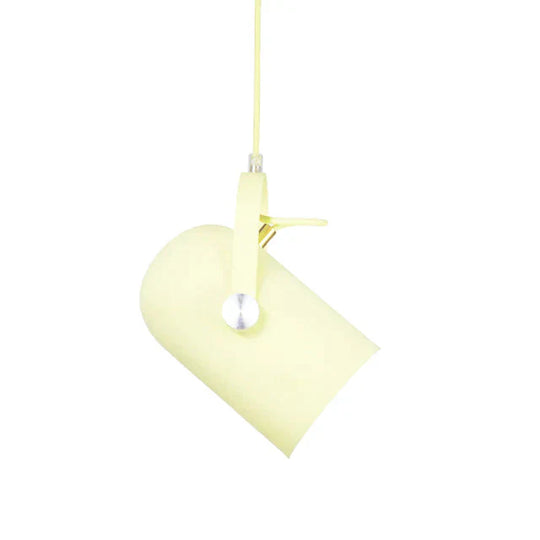 Nordic Modern E27 Pendant Light Single Headlights Lighting Decor Luminaire Droplight Lamp Yellow /