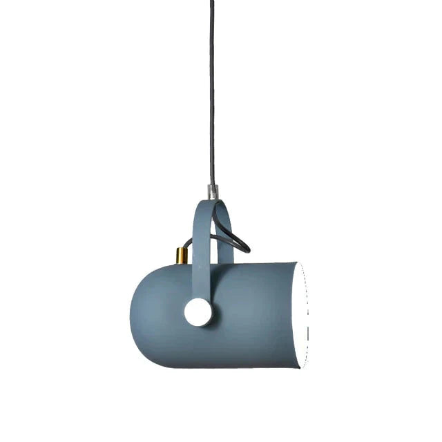 Nordic Modern E27 Pendant Light Single Headlights Lighting Decor Luminaire Droplight Lamp Blue /