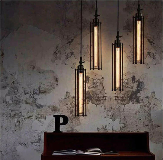 Vintage Flute - Inspired Pendant Lamp - Industrial Retro Lighting For Kitchen Bar And Living Room