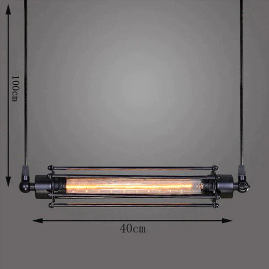Vintage Flute - Inspired Pendant Lamp - Industrial Retro Lighting For Kitchen Bar And Living Room