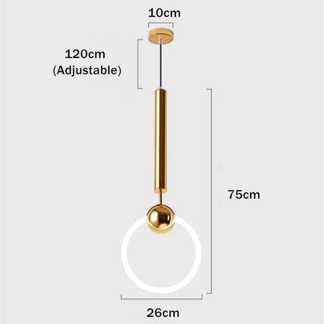 Creative Pendant Light Art Loft Dining Room Coffee Shop Hanging Lights Bar Bedside Led Indoor