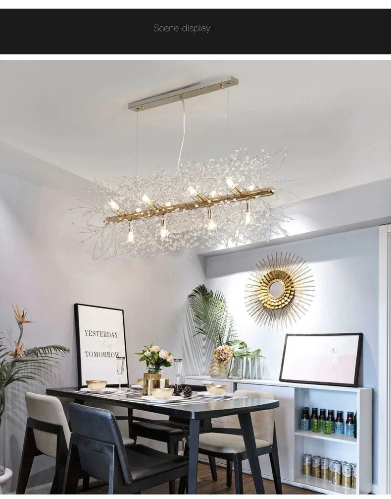 Modern Kitchen Island Pendant Light Inspiring Dandelion Dining Table Hanging Lamp Counter