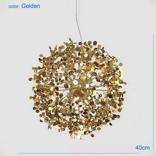 Pendant Light Stainless Steel Shade Dining Room Led Lamps Foyer Modern Golden Lighting Restaurant