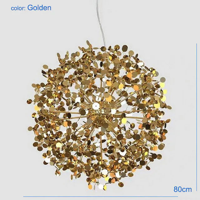 Pendant Light Stainless Steel Shade Dining Room Led Lamps Foyer Modern Golden Lighting Restaurant