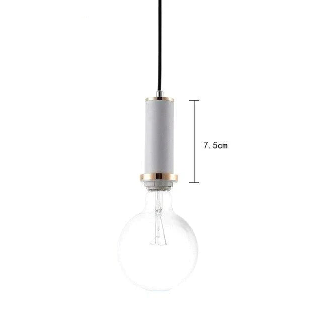 Nordic Macarons Pendant Lights E27 Led Modern Creative Hanging Lamp Design Diy For Bedroom Living