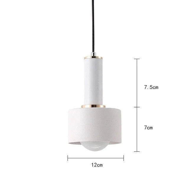 Nordic Macarons Pendant Lights E27 Led Modern Creative Hanging Lamp Design Diy For Bedroom Living