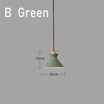 Pendant Lights Nordic Personality Art Creative Macaron Restaurant Living Room Bedroom Office Solid