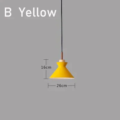 Pendant Lights Nordic Personality Art Creative Macaron Restaurant Living Room Bedroom Office Solid