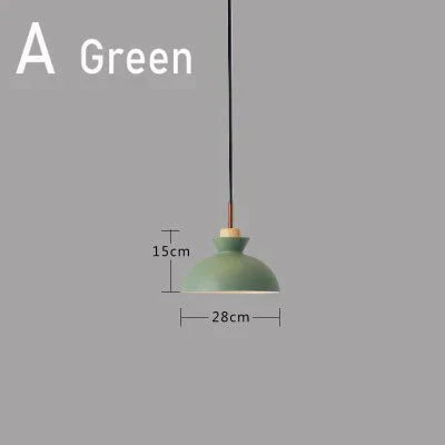 Pendant Lights Nordic Personality Art Creative Macaron Restaurant Living Room Bedroom Office Solid