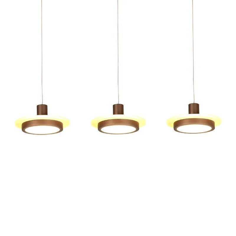 White Coffee Black Pendant Lights For Dining Living Room Simple Lighting Acrylic Lamps Luminaire