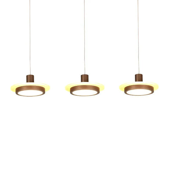 White Coffee Black Pendant Lights For Dining Living Room Simple Lighting Acrylic Lamps Luminaire