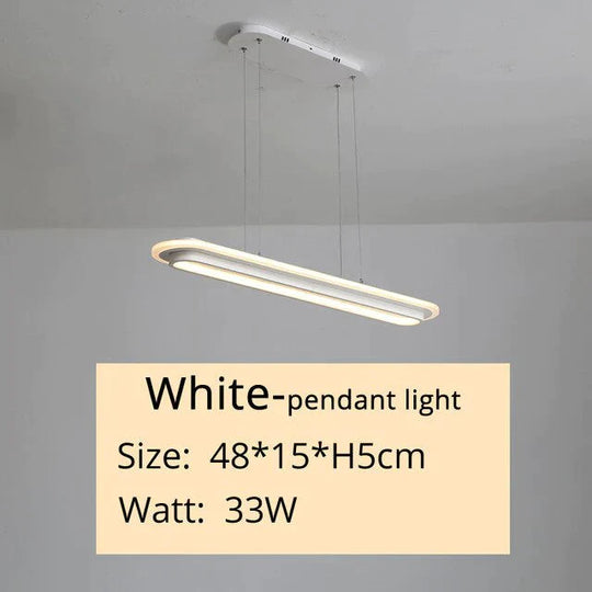 Pendant Lights For Living Hallway Corridor Dining Room Lighting Lamp Modern New Fixture White Black