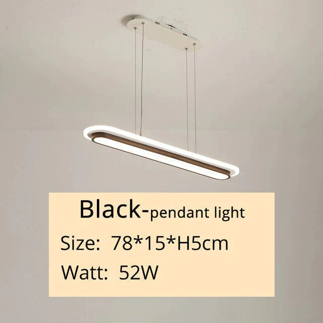 Pendant Lights For Living Hallway Corridor Dining Room Lighting Lamp Modern New Fixture White Black