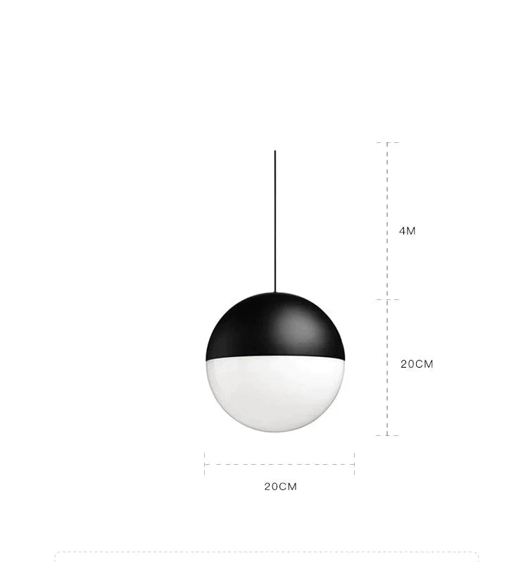 Bedside Modern Pendant Lamp Led Wire Suspension Lights Chandelier Loft Decor Kitchen Island Glass