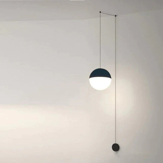 Bedside Modern Pendant Lamp Led Wire Suspension Lights Chandelier Loft Decor Kitchen Island Glass