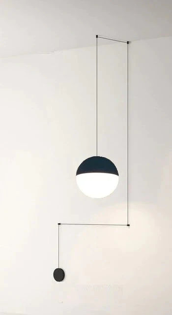 Bedside Modern Pendant Lamp Led Wire Suspension Lights Chandelier Loft Decor Kitchen Island Glass