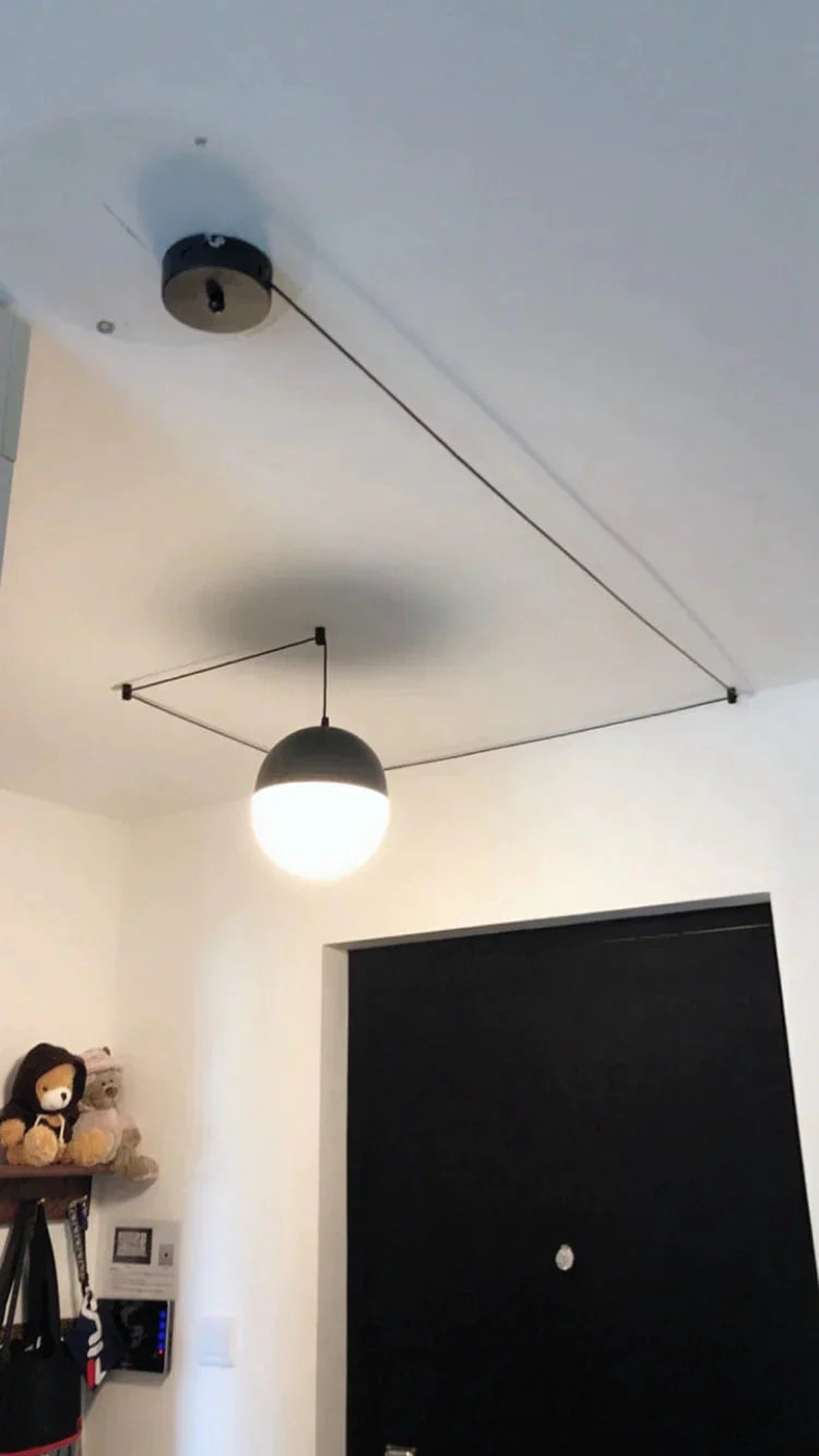 Bedside Modern Pendant Lamp Led Wire Suspension Lights Chandelier Loft Decor Kitchen Island Glass