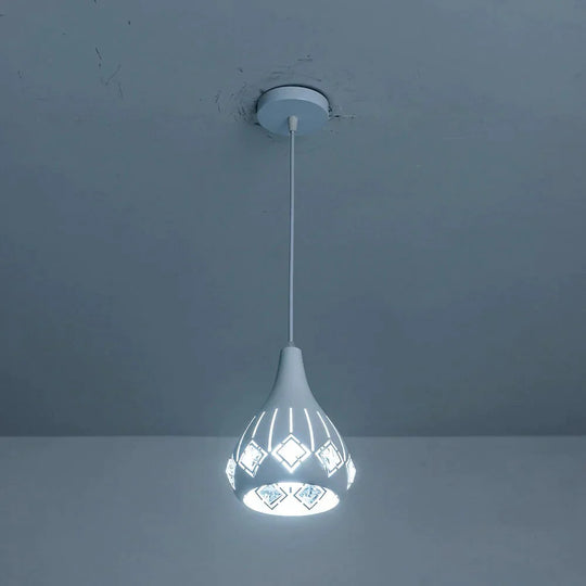 Led Crystal Hanging Light E26 E27 Pendant Cord Loft Lamps For Living Room Aisle Corridor Kitchen