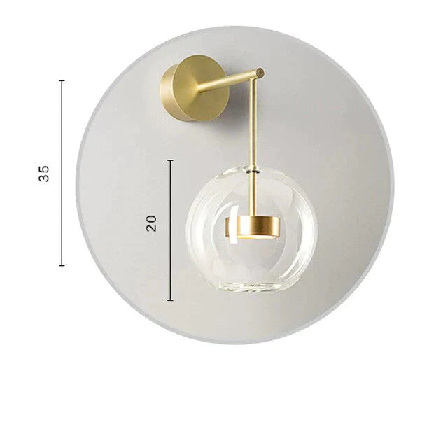 Led Nordic Iron Glass Mickey Gradual Blue Lamp Light.pendant Lights.pendant Lamp.pendant Light For