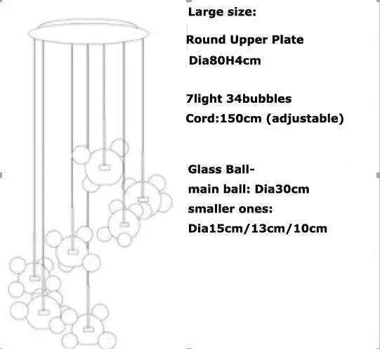 Led Nordic Iron Glass Mickey Gradual Blue Lamp Light.pendant Lights.pendant Lamp.pendant Light For