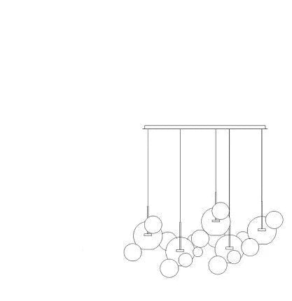 Led Nordic Iron Glass Mickey Gradual Blue Lamp Light.pendant Lights.pendant Lamp.pendant Light For