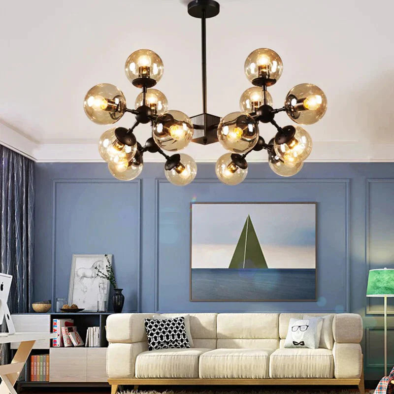 Modern Glass Pendant Light Nordic Dining Room Kitchen Hanglamp Designer Hanging Lamp Avize Lustre